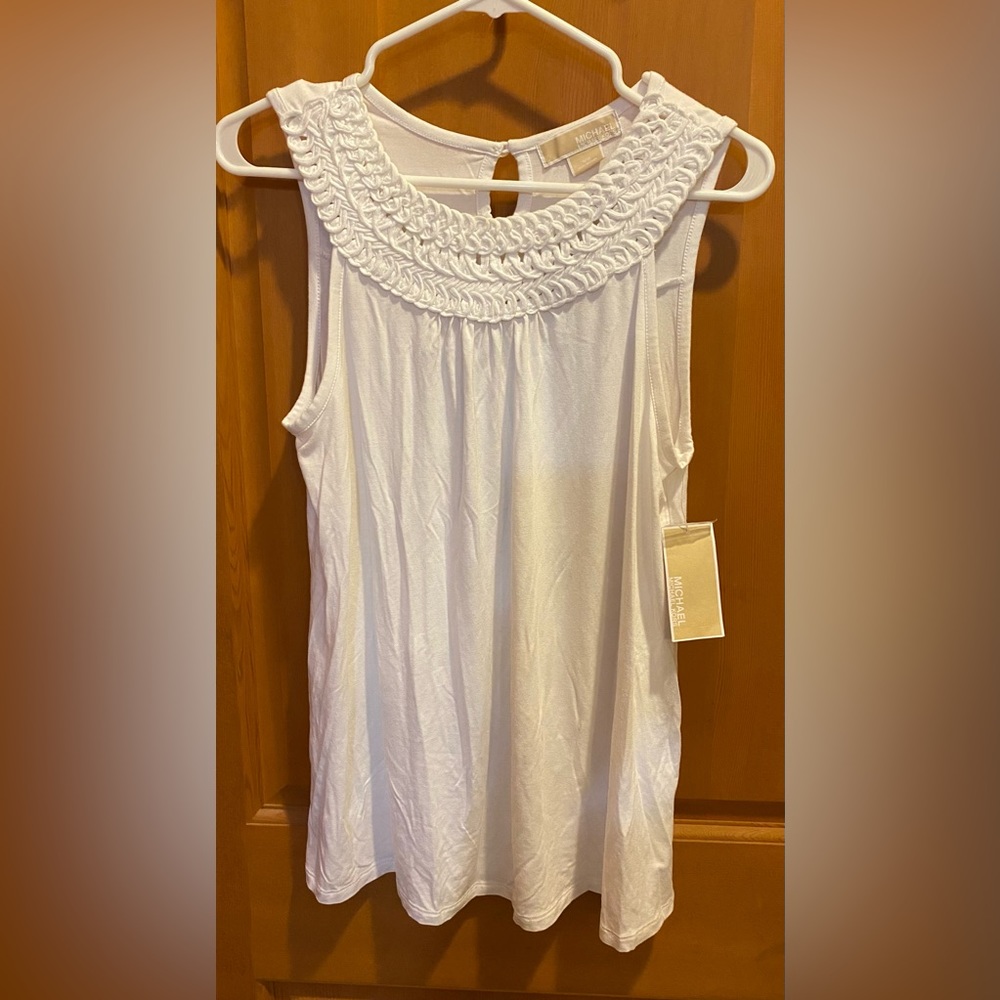 NWT Michael Kors Sleeveless Top Sz M